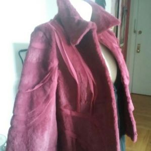 3/4 sleeve. Fur Bolero crop jacket